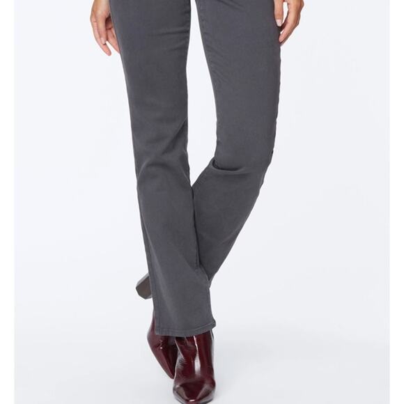 NYDJ Women's Jeans Marilyn Straight Leg Size 10 Vintage Pewter Gray NWT - Picture 4 of 8